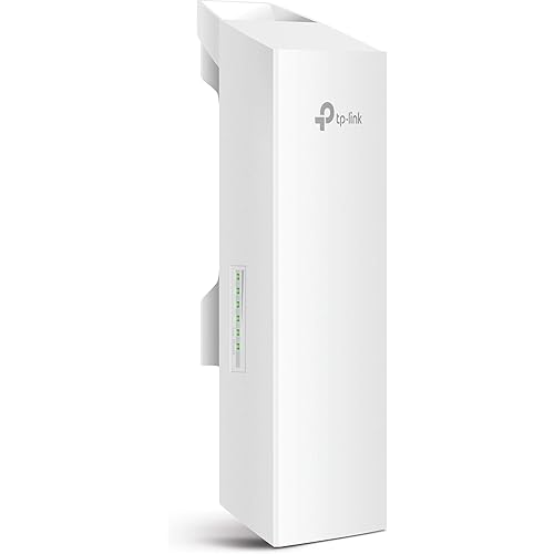 TP-Link 2.4GHz N300 Long Range Outdoor CPE for PtP and PtMP Transmission | Point to Point Wireless Bridge | 9dBi, 5km+ | Passive PoE Powered w/ Free PoE Injector | Pharos Control (CPE210)