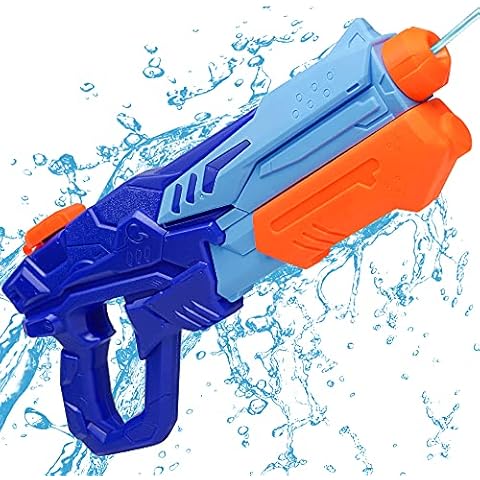 MOZOOSON Water Gun Toy for Kids, Powerful Water Pistol with 750ML Moisture Capacity | 33ft Long Range Squirt Gun, Blaster Toy for Kids and Adults Cover