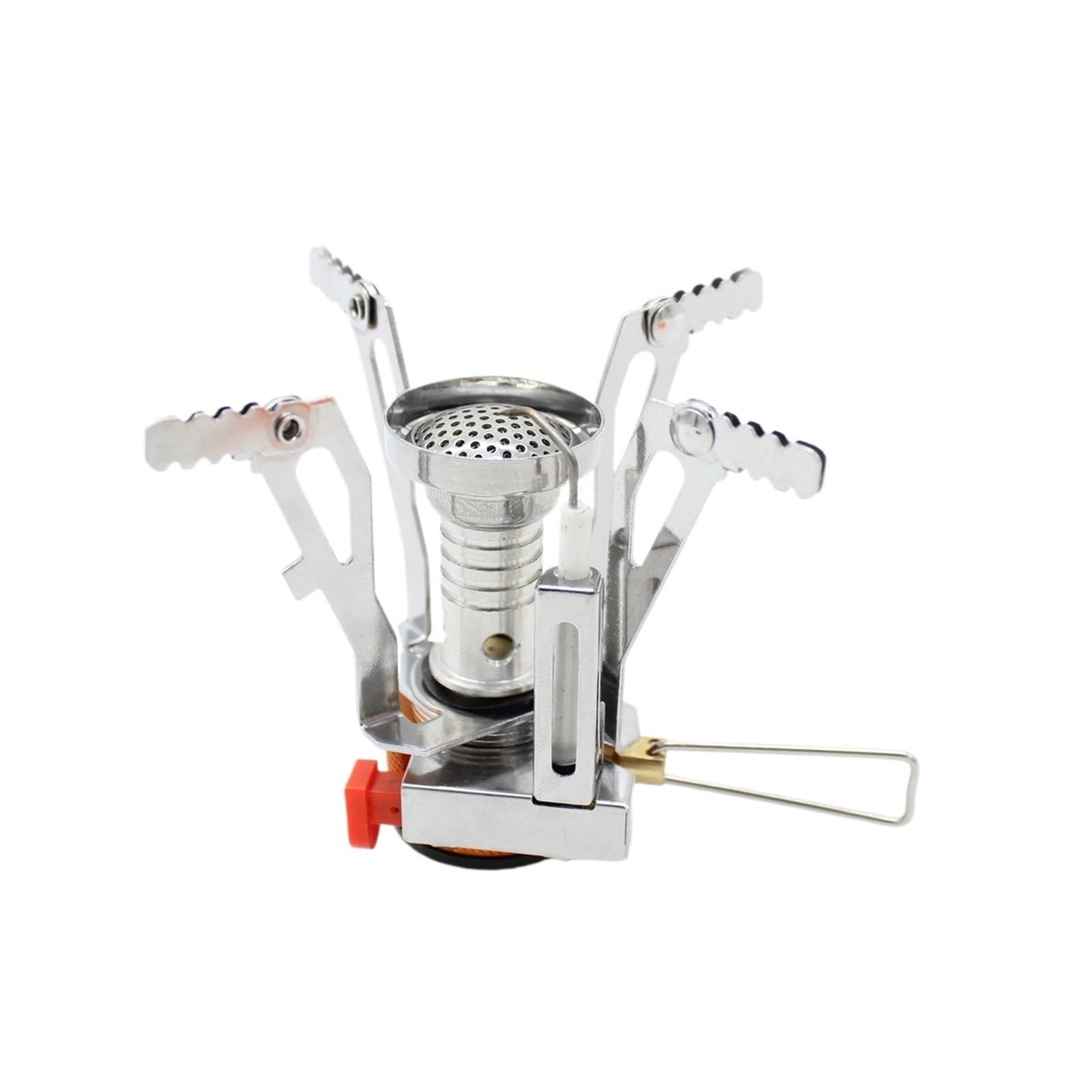 Portable Stove Rack Foldable Outdoor Stove Alloy Mini Gas Stove For Camping Hiking Gas Furnace Portable Outdoor Cooking Picnic Cooker