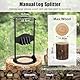 CZ-XING Manueller Holzspalter, Brennholzspalter, Sicherheits-Kohlenstoffstahl, robustes manuelles Spaltwerkzeug, Brennholzspalter, geeignet für Zuhause, Camping, Outdoor, Harthölzer