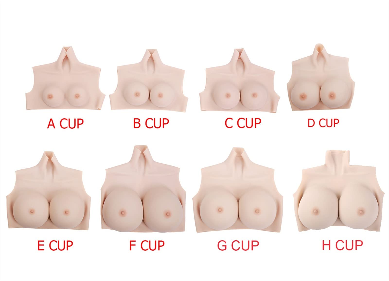 Forma Seno In Silicone MUSICAL POET Coppa H &ndash; Per Mastectomia, Crossdresser, Drag Queen