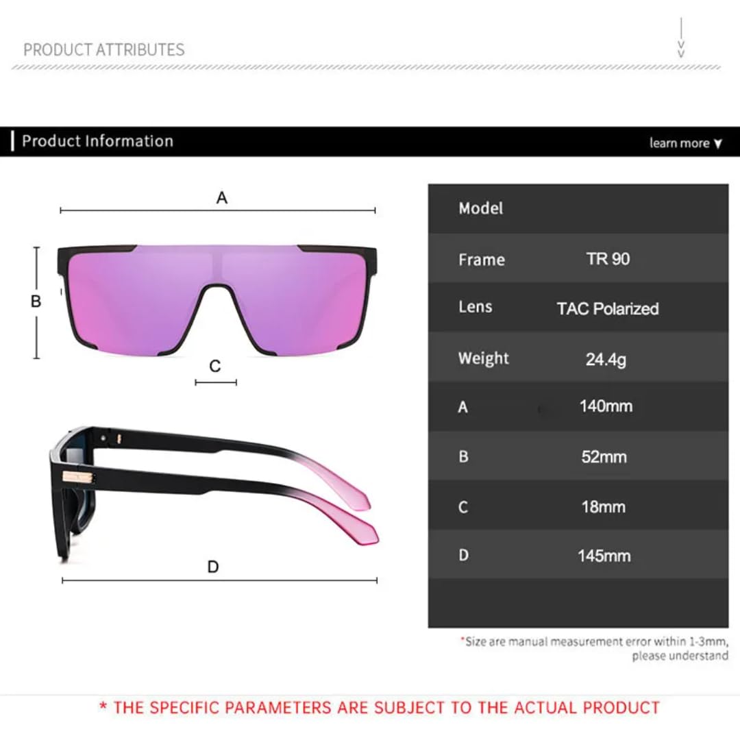 Okulary przeciwsłoneczne TR90 Fashion z polaryzacją i półramką, powłoka lustrzana, okulary przeciwsłoneczne do jazdy samochodem, UV400