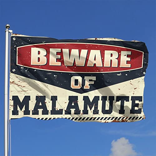Drapeau Malamute COTECI idée cadeau originale pour décoration bar