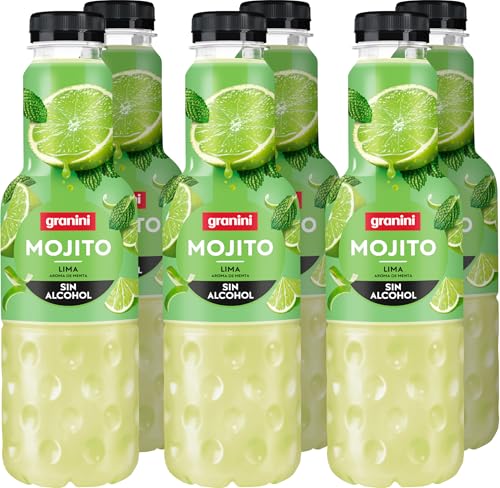 Granini Mocktail Mojito Sin Alcohol a partir de Zumo - Listo para disfrutar o mezclar- Pack 6 x 0,75 L