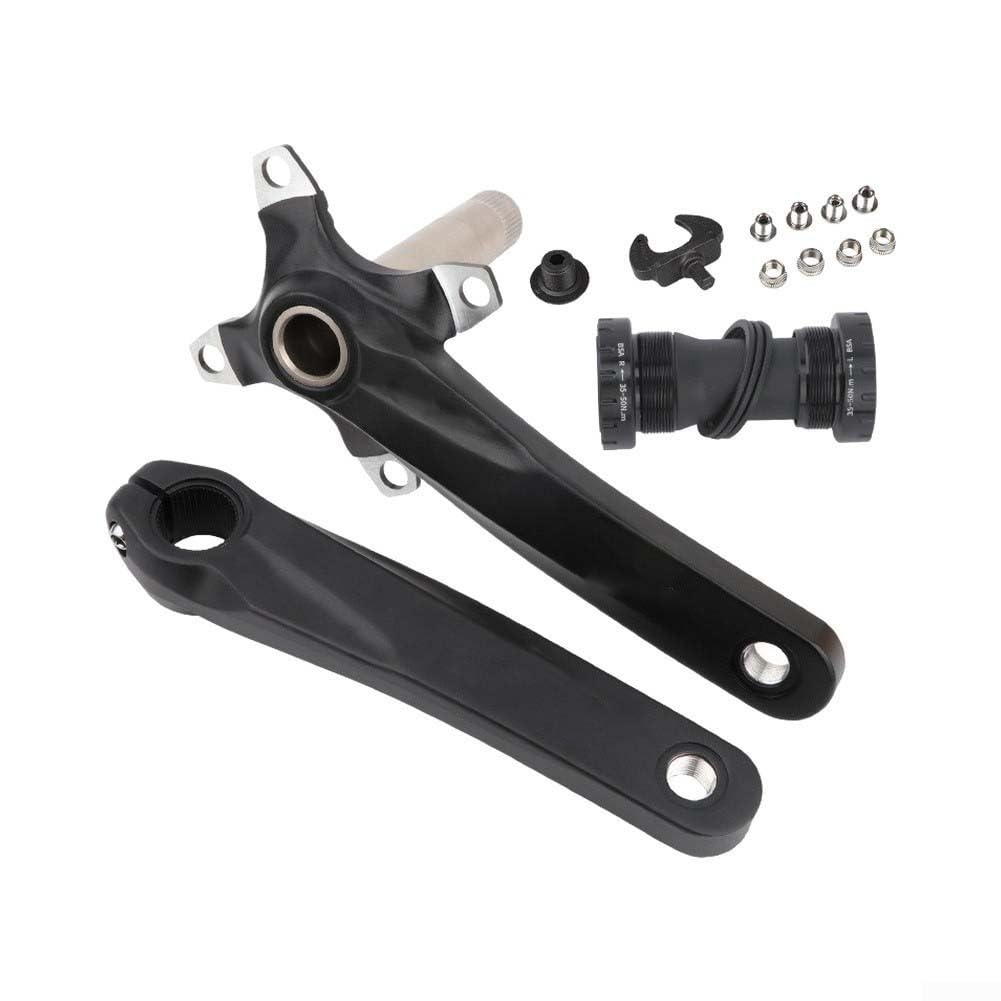 Guarnitura MTB in lega 32T 104BCD Corona singola | Costruzione in lega di alluminio, corona larga stretta 32T, vestibilità 104BCD, per uso robusto MTB, lunga durata