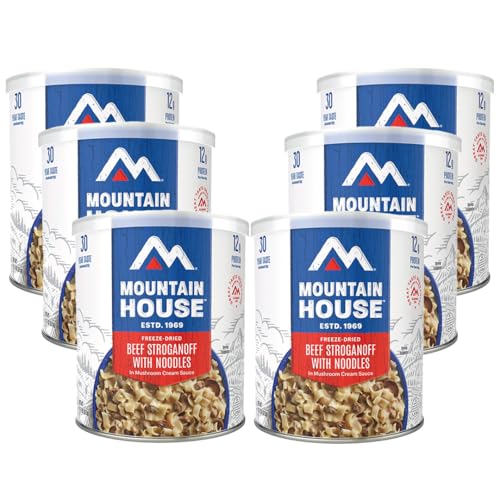 Mountain House Freeze-Dried Beef Stroganoff (Pack of 6)