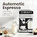 Chefman CaféMaster Pro Espresso Machine, Brew Single or Double Shots, Coffee Maker with Built-In Milk Frother for Cappuccino & Latte, XL 1.8 Liter Removable Water Reservoir - Stainless Steel