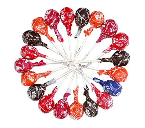 Assorted Fruit Flavored Tootsie Roll Pops- America's Favorite Lollipop With Chocolately Center- Classic, Bulk Sizes, Variety Pack (1 Pound) #TOP1
