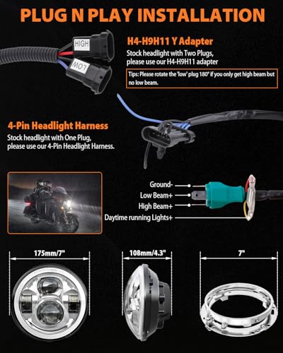Z-OFFROAD 7" LED Headlight Kit