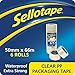 Price comparison product image Sellotape Clear Parcel Packaging Tape 50mm x 66m (Pack of 6)