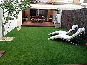 Kuber Industries PVC 45 MM Artificial Grass Carpet - 78