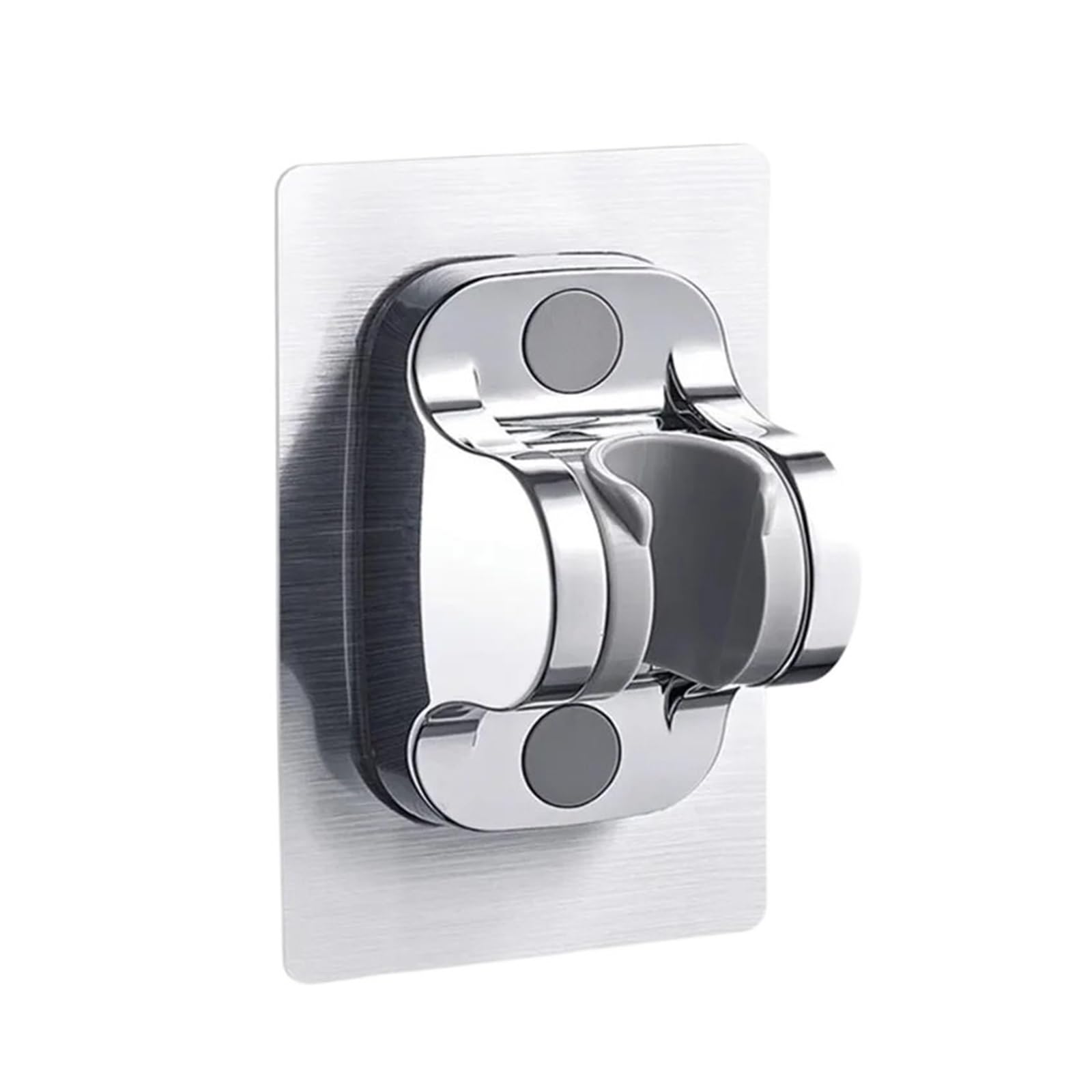 1pcs No Drill Adjustable Shower Head Holder(Silver)