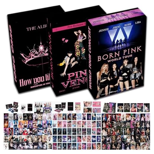 KPOPBTS Born Pink Photocards New Album 165 PCS/3 Pack Lomo Cards Gift for Blink Boys and Girls