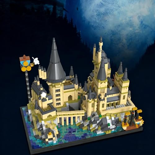 Image of SKY LINE OCEAN Magic Castle Building Blocks Set (2700+ PCS) | Fantasy Medieval Architecture Model Kit for Teens & Adults | Detailed Collectible Display Decor | 5 Year Structural Warranty