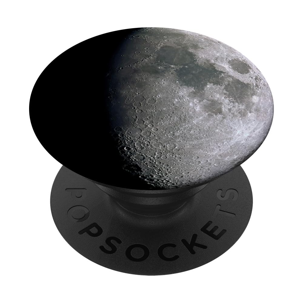 Moon & Stars - Impugnatura Per Telefono, Motivo Luna E Stelle, Colore: Grigio PopSockets PopGrip Intercambiabile - Foto 4