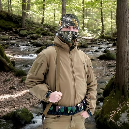 Pzuryhg Camouflage Headwear Masque, Outdoor Windproof Hood, Cold Weather Masque, Hunting Windproof Masque, Hiking Face Cover, Full Face Hood, Outdoor Camouflage Masques, Lightweight Hunting Gear - Image 5