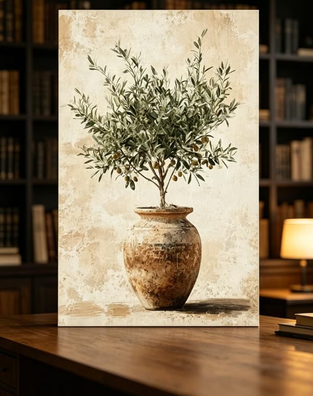 Cuadro de lienzo de olivo para dar vida a paredes vacías con estilo de granja 3