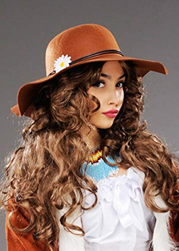 Magic Box Feeling Groovy Brown 70s Floppy Hippy Hat Desertcart