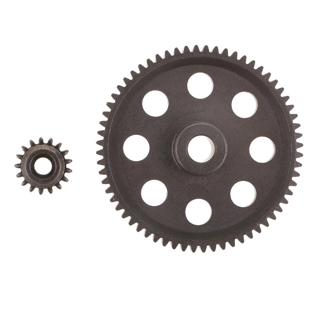 ATORSE 11184 Steel Metal Main Gear Motor Pinion Gears 17T/64T for 1:10 Rc Hsp 94111 94123 94111 Pro Redcat Rc Truck-image-49