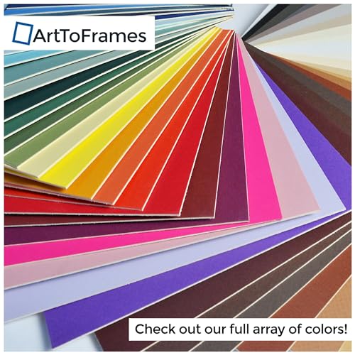 12x24 Granite/Mountain Grey Custom Mat for Picture Frame with 8x20 Opening Size (Mat Only, Frame NOT Included) - 6 Pack