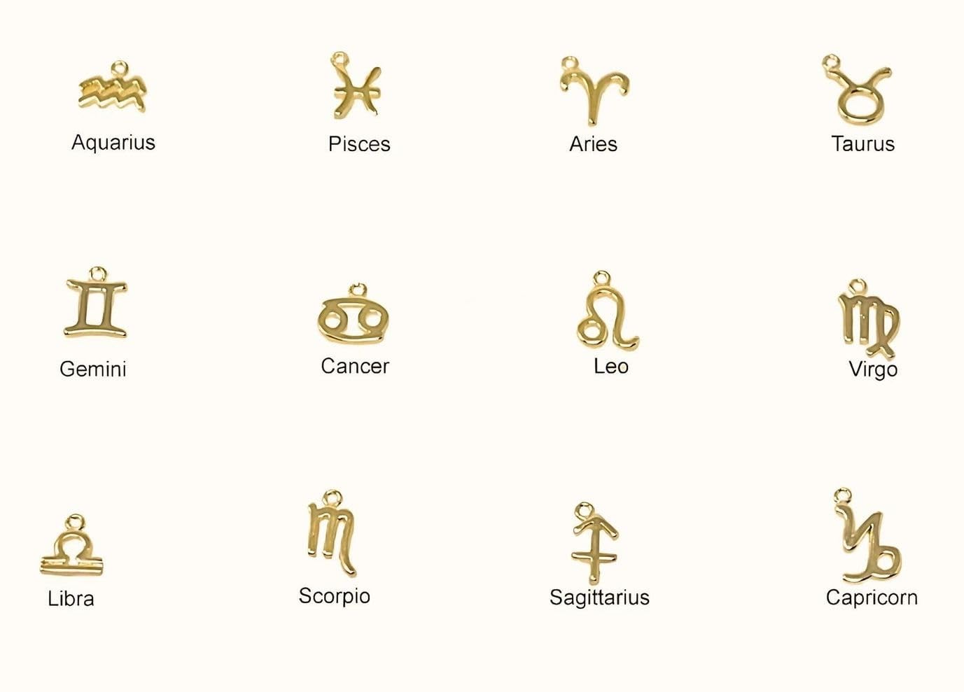 Delicato argento zodiaco collana, oro oroscopo astrologia febbraio pietra portafortuna Cancer