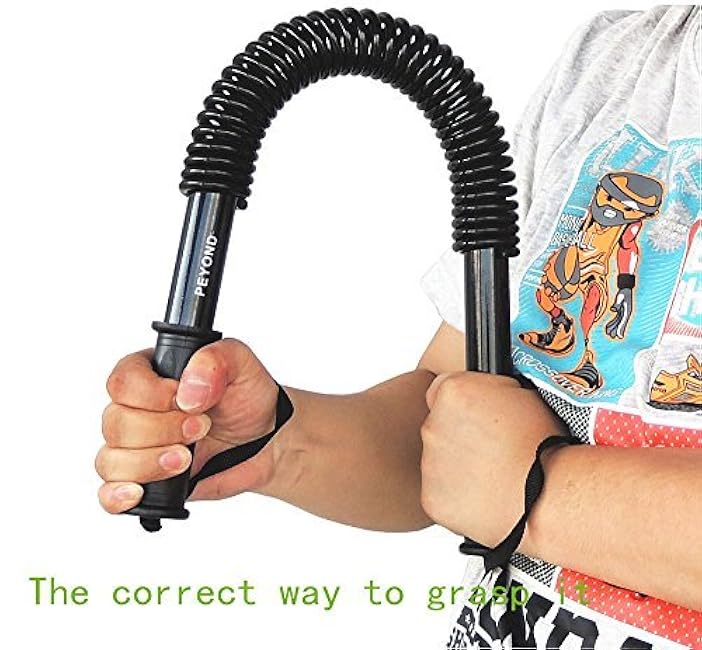 Power Twister Bar-Arm,Shoulder Builder Spring Exercise, Chest and Bicep Blaster