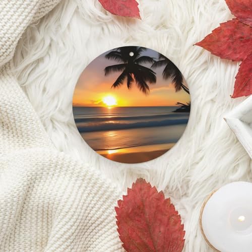 Hojas perfumadas Sunset Beach para auto miniatura 6