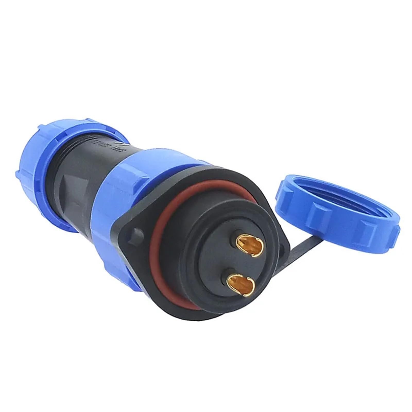 Conector SP2110 para cable de alimentación con brida y 4 pines macho hembra 7