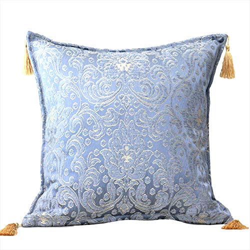 クッションカバー45cm角 eyup エユップ・スカイブルー トルコ高級ファブリックのサムネイル