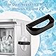 Lyreh Magnetischer Eisbereiter-Halter, Hervorragende Adsorption Halter für Eiswürfelbereiter-Aufbewahrung für 3,5 cm Breite Zubehör Kompatibel mit Ge Opal Nugget Ice Maker 1.0 und 2.0