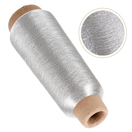 5000 Serger Thread Plumbing Tools Yards Spool Yarn Coil Crow Silver Accessories Kids Craft Supplies Polyester Spools Overlock Suit Embroidery Hand Sewing Machine 150d - Image 3