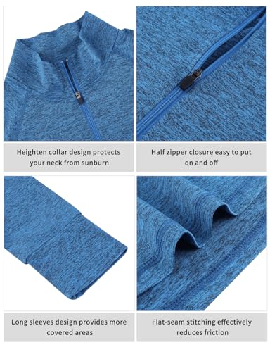 Image of Cucuchy Womens V Neck Golf Polo Shirts Moisture Wicking Sports Workout Tops