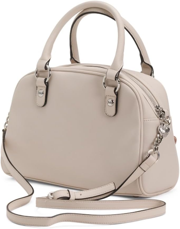 Juicy Couture Crossbody Juicify Satchel, 12x8 Inch, Adjustable Chain Strap, Zip Closure, Interior Pockets