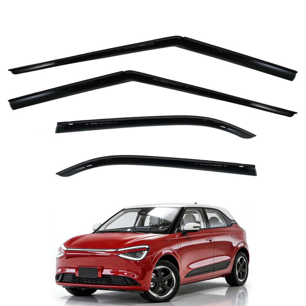 Qoemrhelt Normal 4Pc Set In-Channel Wind Deflectors, For Dongfeng Box 2024-2026 Window Visors Rain Guards Vent Visors Rain & Sun Protection,Car Accessories