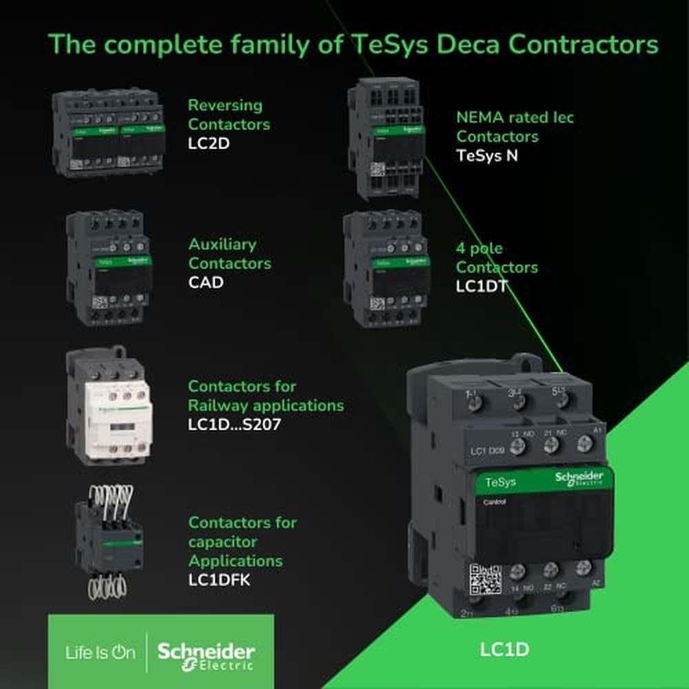 Schneider Electric TeSys D LC1D Leistungsschütz / 230 Vac Spule, 4 -polig 4 Schließer, 690 Vac / 25 A