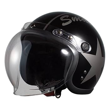 ジェットヘルメット　ドクロ　シールド付き　美品 楽天市場】バイク用品レディースバイクヘルメットLEAD(リード