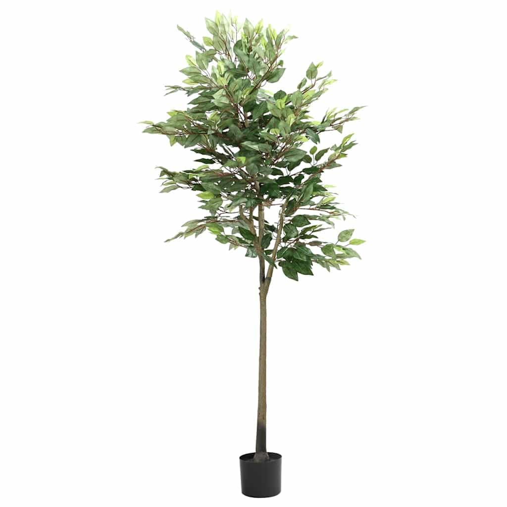 Ficus artificiel 170 cm avec pot et 756 feuilles vertes pour deco
