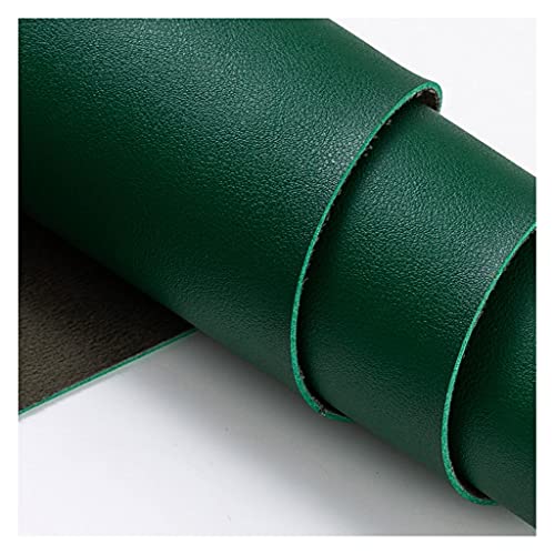 Tissu écologique simili cuir suédine doux vert 1,38x3m