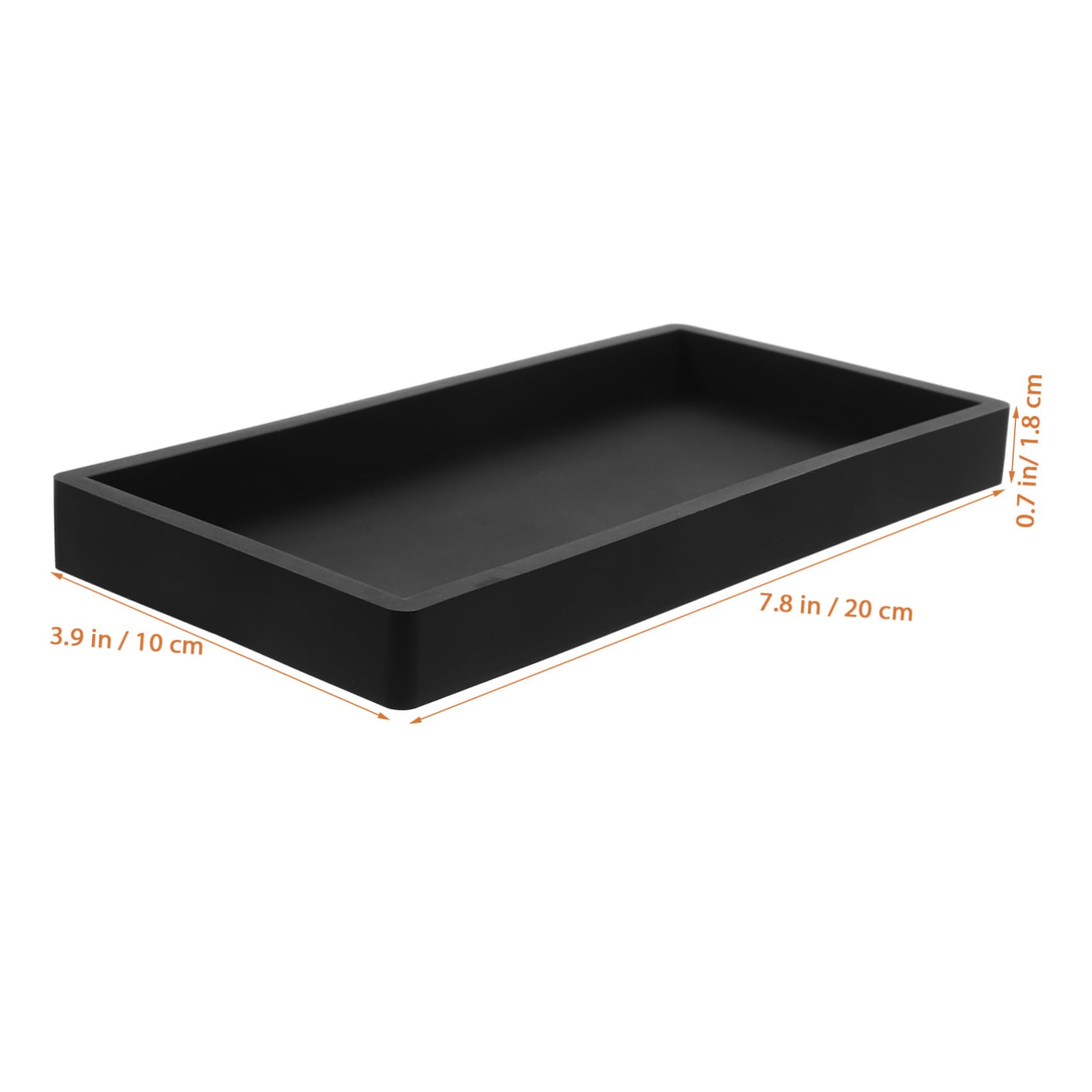 Veemoon Vanity Tray Silicone Storage Organizer for Bathroom Kitchen Bedroom Non- Compact Design for Perfume Soap and Cosmetics Elegant