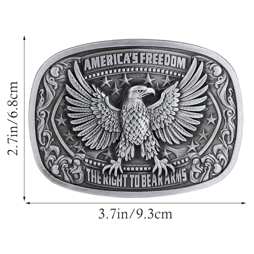 Image of Cowboy Belt Buckle for Men Western Cowgirl Rodeo Longhorn Bull Belt Buckles