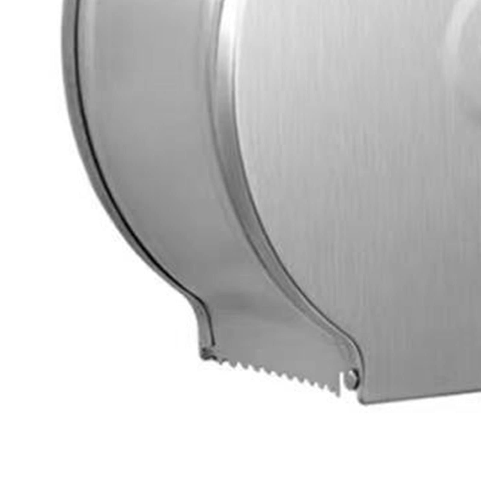 Distributeur de Papier Toilette Jumbo Commercial avec Étagère, Support Mural en Acier Inoxydable, Verrouillable pour Salle de Bain