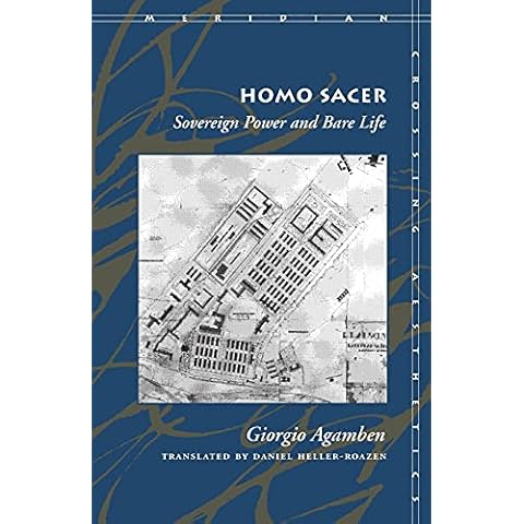 Homo Sacer: Sovereign Power and Bare Life (Meridian: Crossing Aesthetics) Cover