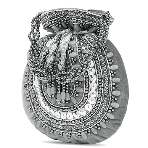Image of Peora Malti Color Clutch Purses for Women Handmade Evening Handbags Bridal Clutch