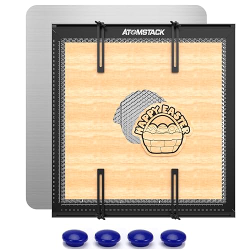 Atomstack - Mesa De Trabajo De Panal De Abeja Con Grabado Láser Con Placa De Metal, Plataforma De Panal De Abeja De 400 X 400 Mm Para Grabador Láser De Co2 Atomstack - Mesa De Trabajo De Panal De Abeja Con Grabado Láser Con Placa De Metal, Plataforma De Panal De Abeja De 400 X 400 Mm Para Grabador Láser De Co2