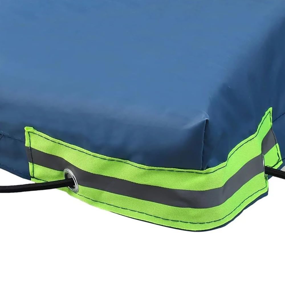 Telone Rimorchio Impermeabile 256x138x8cm con Corda Elastica e Bordi Rinforzati per Rimorchi Auto 750kg 1000kg