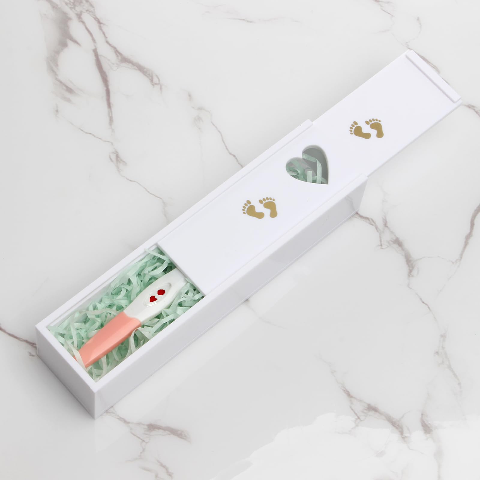 Test De Grossesse Boîte Annonce Grossesse En Bois - Coffret Cadeau Pour Mari/  Parents ( Sécurisé) Idée Cadeau Annonce Grossesse, image size:1600x1600