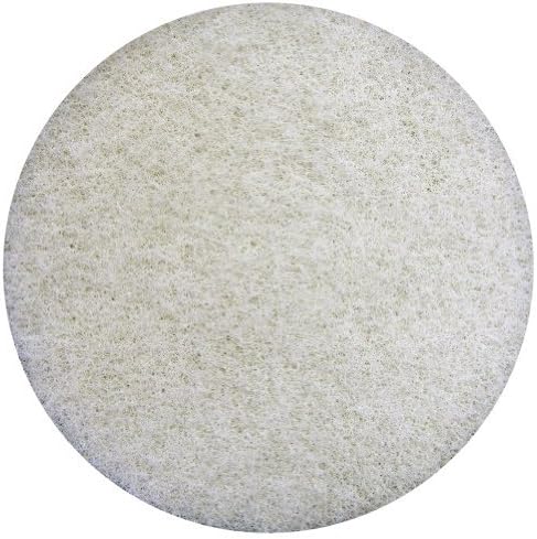 Norton White Super Gloss Pad - 7-3/4 Inch Diameter (1)