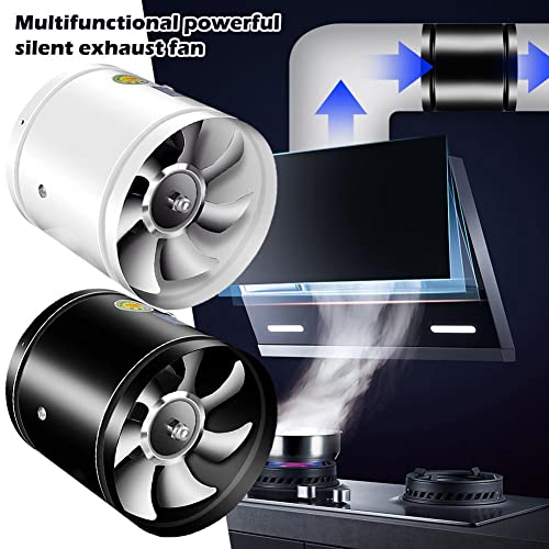 2023 New Multifunctional Powerful Mute Exhaust Fan, Portable Kitchen Exhaust Fan With Protective Grille, Utility High Velocity Blower, Single Side Embedded Vent Fan #TOP4
