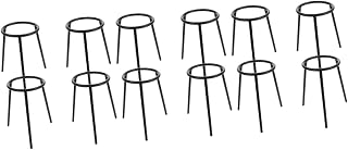 Uonlytech Burner Tripod Stand 12 pcs Alcohol lamp Tripod Burner Tripod Stand lamp Holder Laboratory Supplies Lamps Dropper
