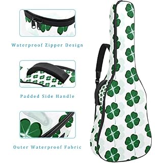 Hondank Housse de protection imperméable pour guitare acoustique Motif trèfles Épaisseur 1 cm, Multicolore 03., 42.9×16… - Les Beatles, Paul McCartney, John Lennon, RIngo Starr, George Harrison Hondank Housse de protection imperméable pour guitare acoustique Motif trèfles Épaisseur 1 cm, Multicolore 03., 42.9x16… – Image 4